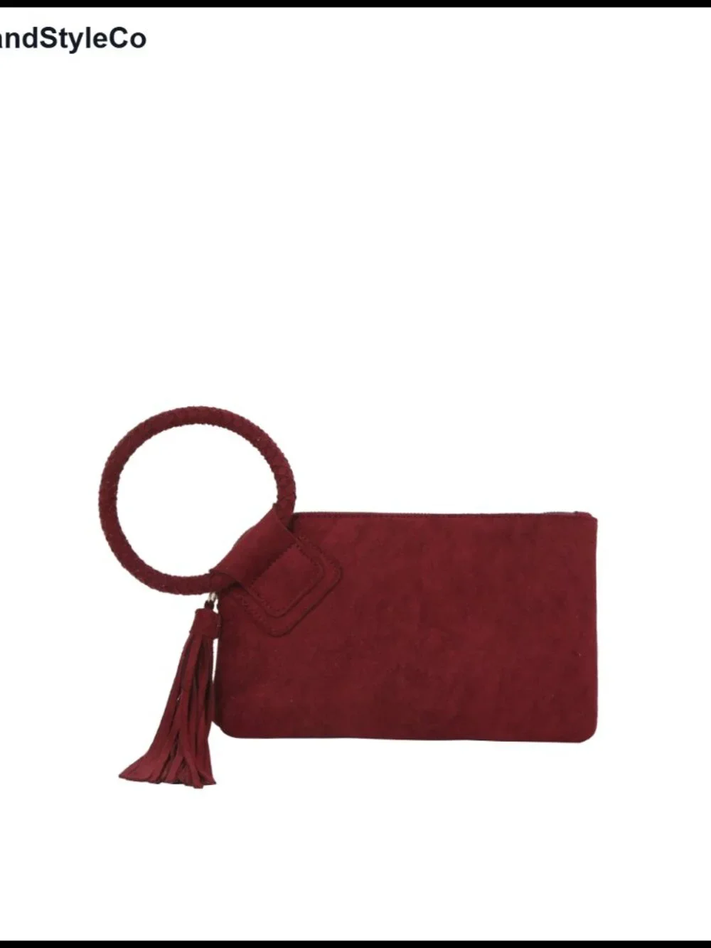 Eco-Friendly Vegan Faux Leather Wristlet Clutch Wallet with Card Slots